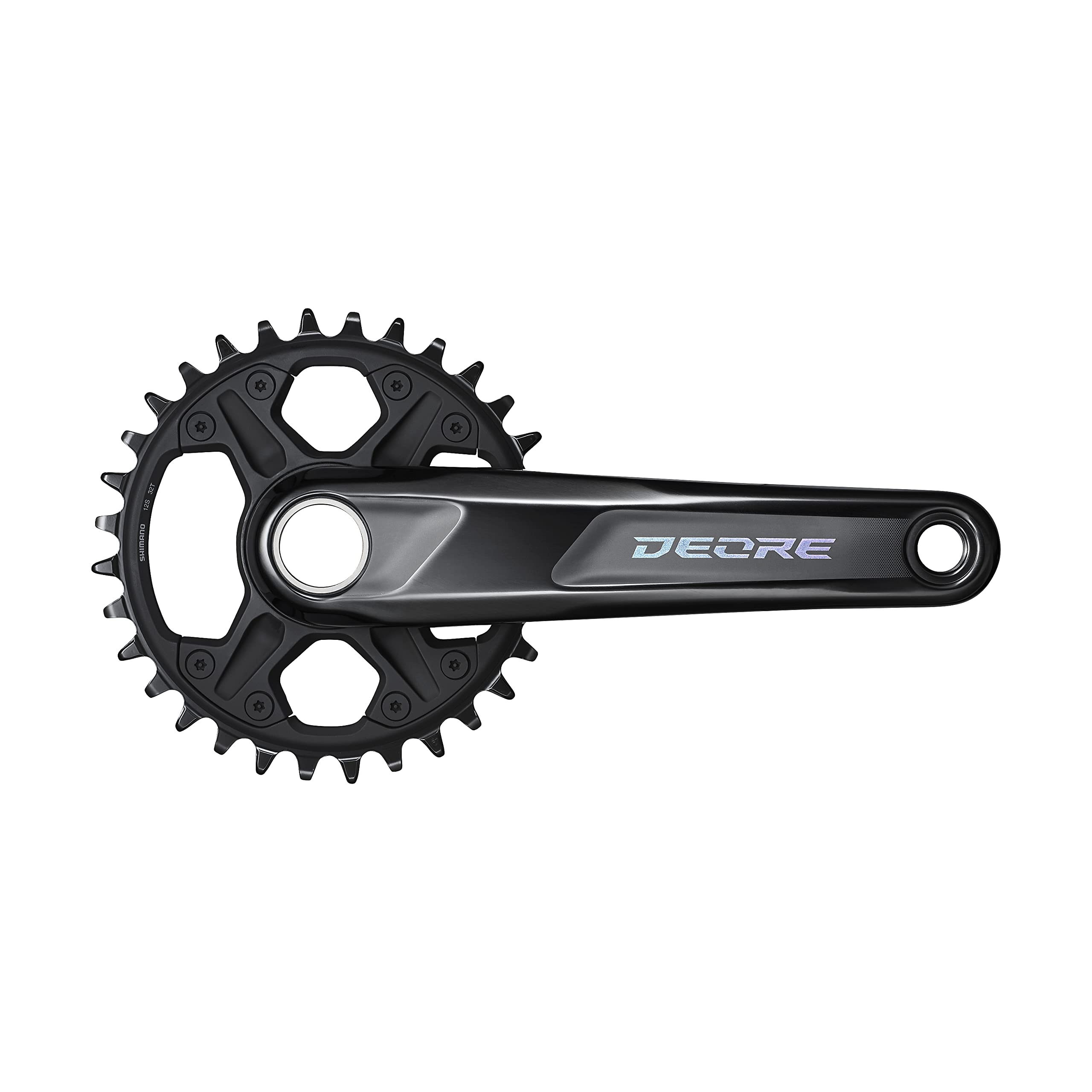 Shimano FC-M6100 Deore chainset, 12-speed, 52 mm chainline, 32T, 165 mm