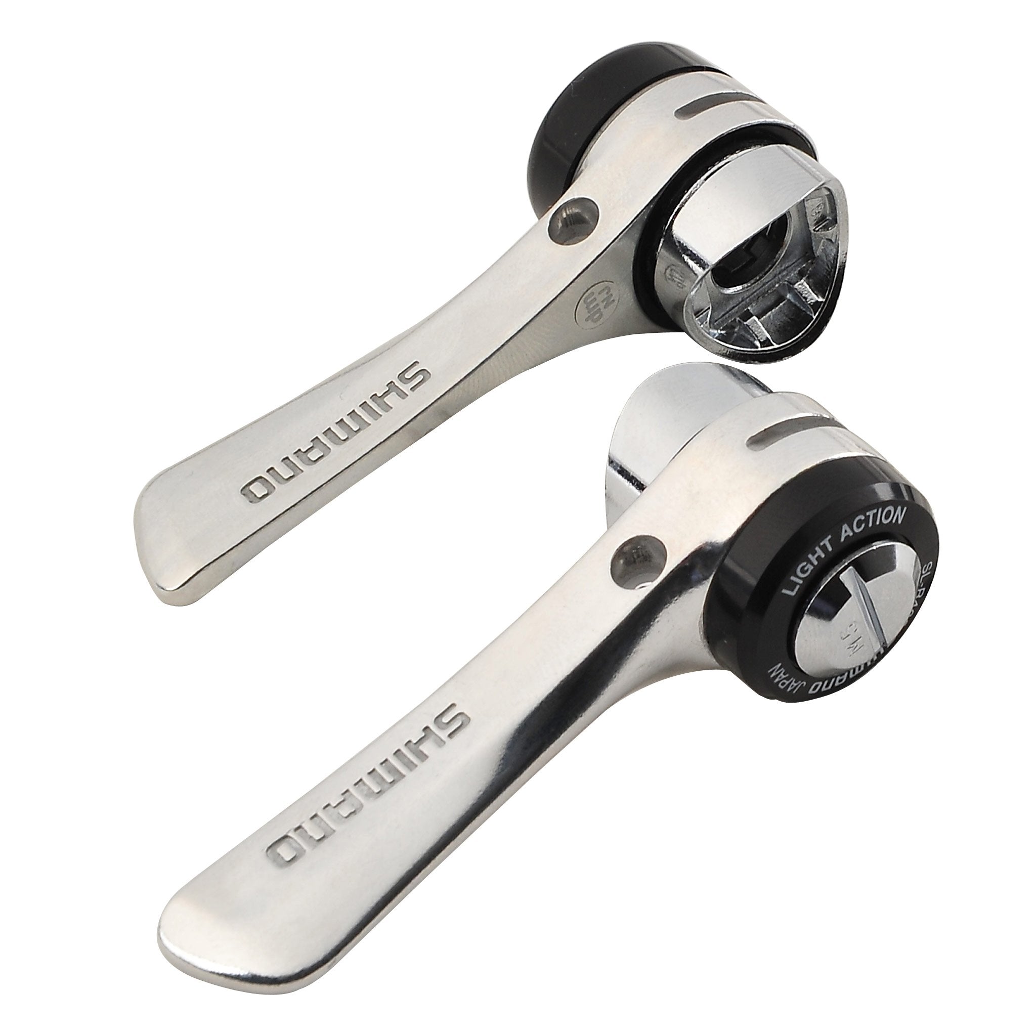 Shimano SL-R400 downtube shifters - braze-on, 8-speed