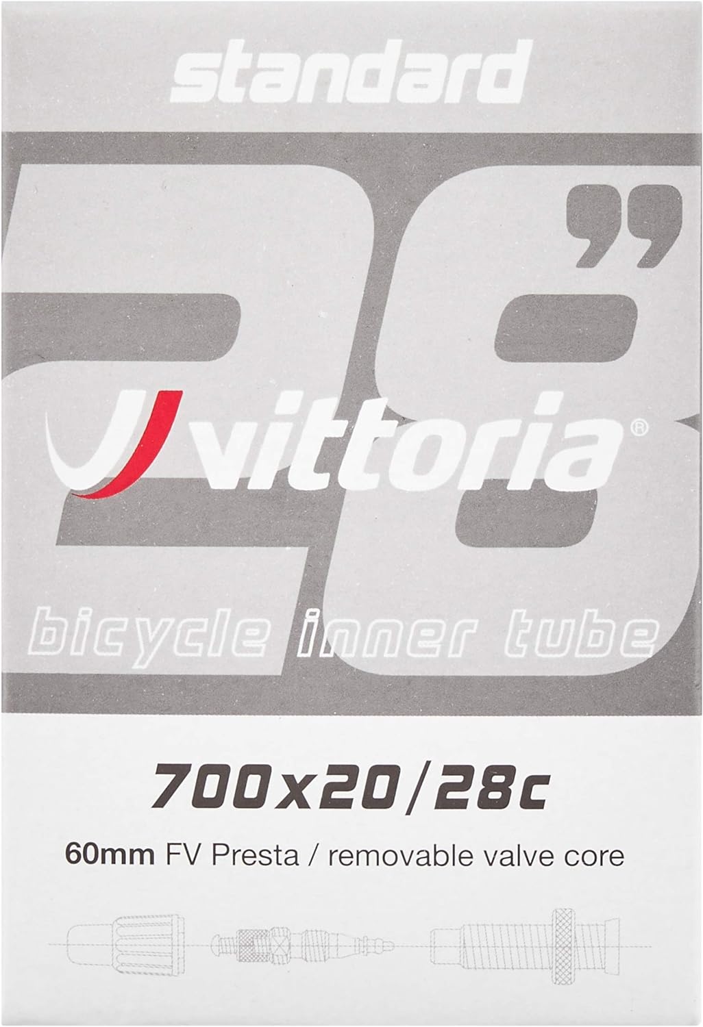 Vittoria Standard 26x1.5/2.0 Fv Presta 48mm Inner Tube