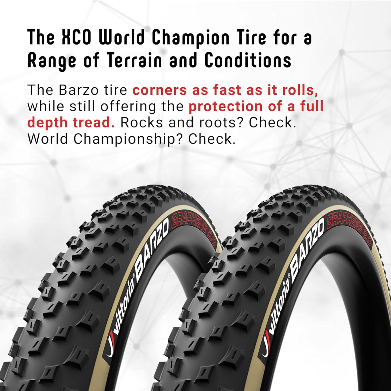 Vittoria Barzo 26X2.1 XC Blk Anthracite G2.0 Tyre