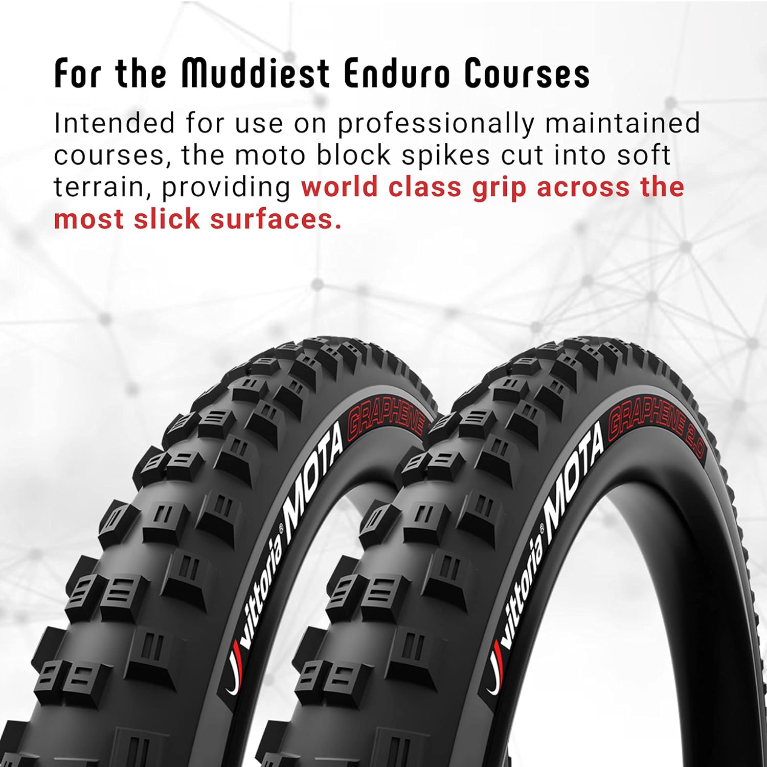 Vittoria Mota 27.5X2.6 Enduro 2-Fold Full Black 4C G2.0 Black Tyre