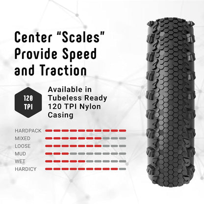 Vittoria Terreno Dry 700x33c Cyclocross Blk Anthracite G2.0 Tyre