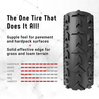 Vittoria Terreno Mix 700x33c Cyclocross Blk Anthracite G2.0 Tyre
