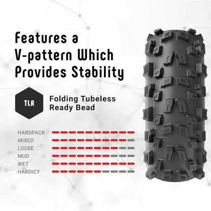 Vittoria Agarro 27.5X2.6 Trail 4C Blk Anthracite G2.0 Tyre