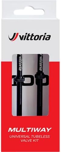 Vittoria Vittoria Multiway tubeless valve alloy black 40mm (2 pcs)