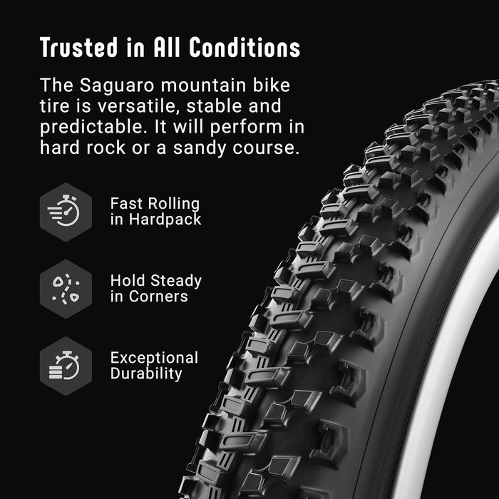 Vittoria Saguaro 29X2.25 TLR Full Black Tubeless Ready Tyre