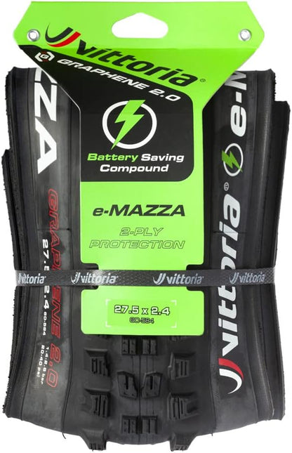 Vittoria E-Mazza 29X2.6 Enduro 2-Ply Full Black 4C G2.0 Black Tyre