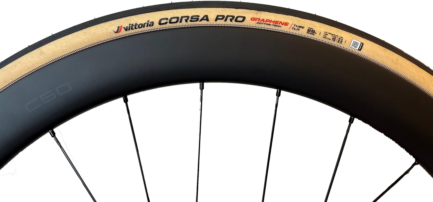 Vittoria Corsa Pro 700x24c Fold TLR Black Tan G2.0 Tyre