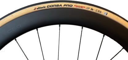 Vittoria Corsa Pro 700x24c Fold TLR Black Tan G2.0 Tyre