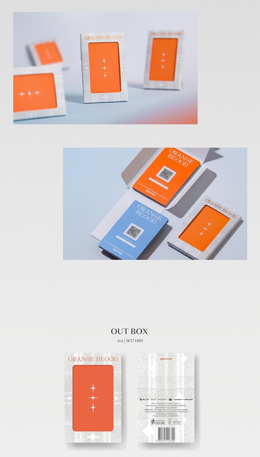 ENHYPEN-ORANGE BLOOD Weverse Albums ver.（韓国盤）