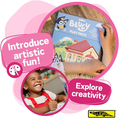 Alligator - Bluey Play Pack, libri da colorare per bambini, include matite colorate, libro bluey, libro da colorare, libri da colorare, libri da colorare per bambini, libro da colorare