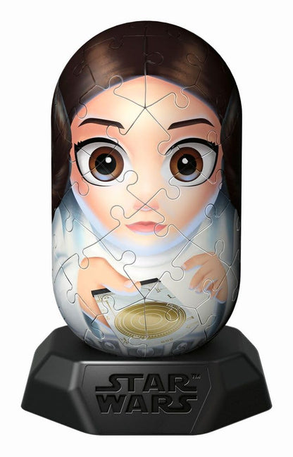 Ravensburger Star Wars Hylkies Figures Princess Leia Organa Gifts for Kids and Adults Age 6 Years Up - Collectable Toys and 3D Jigsaw Puzzles