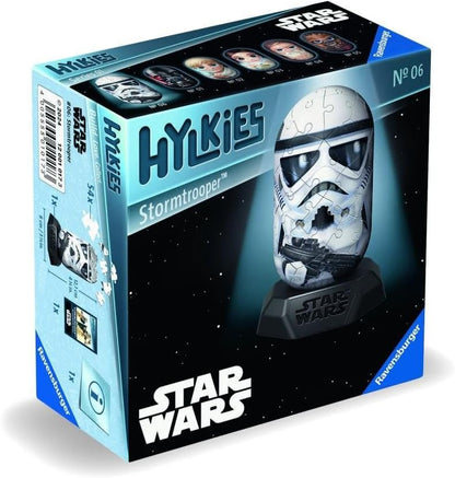 Ravensburger 12001017 Star Wars Hylkies Figures Stormtrooper Gifts for Kids and Adults Age 6 Years Up-Collectable Toys and 3D Jigsaw Puzzles, White, One Size