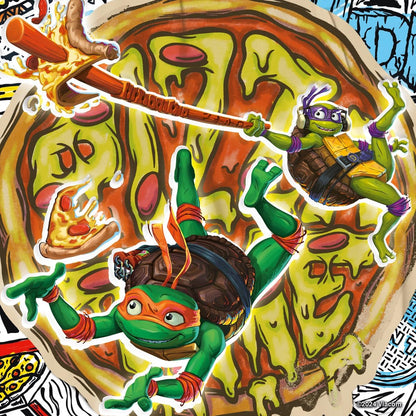 Ravensburger 12004012 Teenage Mutant Ninja Turtles TMNT Toys-3x 49 Piece Jigsaw Puzzles for Kids Age 5 Years Up, Multicolour, One Size