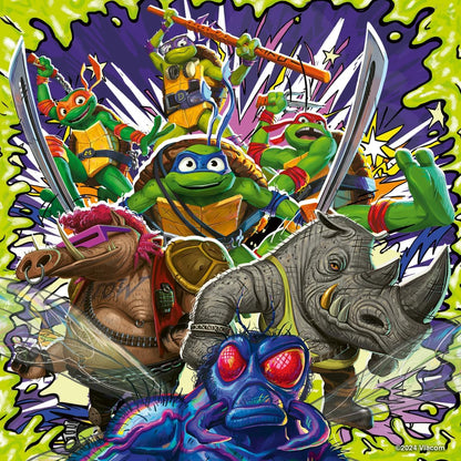 Ravensburger 12004012 Teenage Mutant Ninja Turtles TMNT Toys-3x 49 Piece Jigsaw Puzzles for Kids Age 5 Years Up, Multicolour, One Size