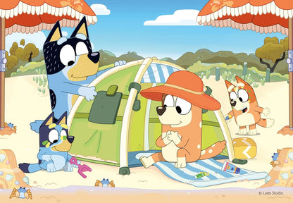 Ravensburger 12004022 Bluey Toys for Kids Age 3 Years Up-35 piece Jigsaw Puzzle-Beach Day-2024, Multicolour, One Size