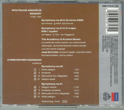 Symphonies 40 & 41