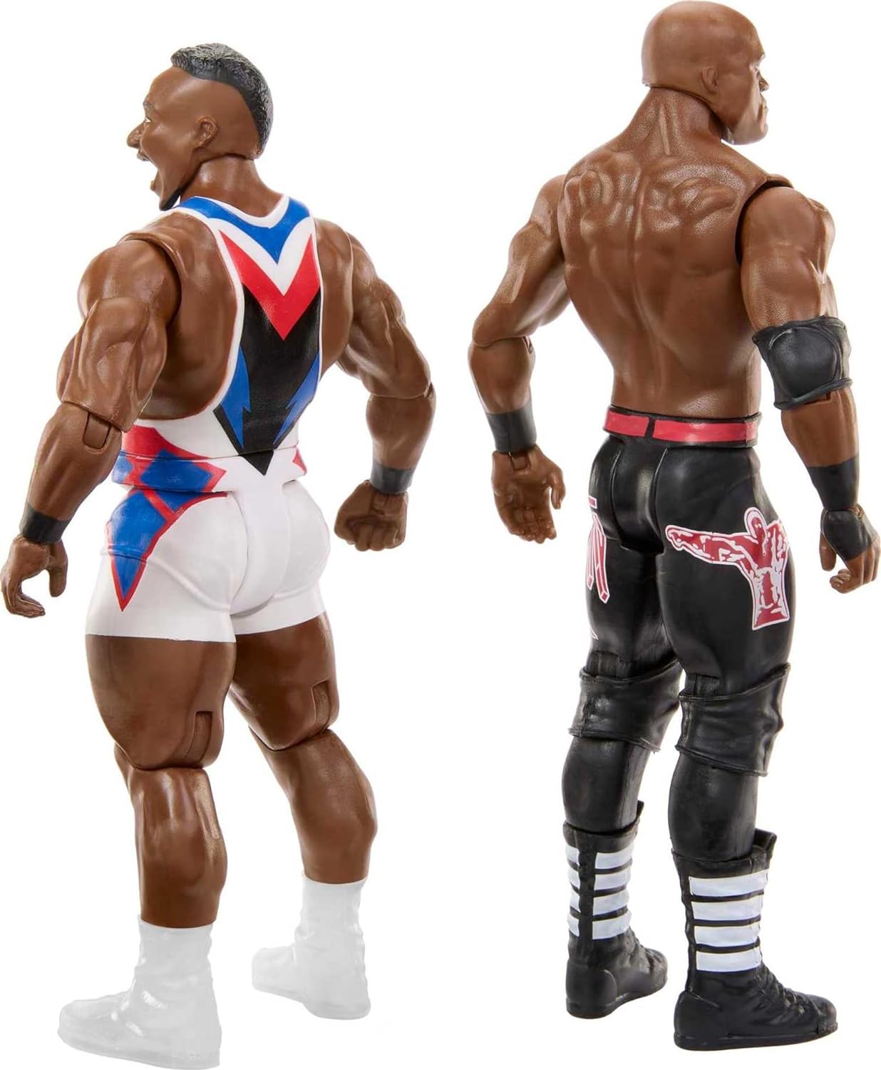 WWE Big E vs Bobby Lashley Championship Showdown 2-Pack 6-inch Action Figures Friday Night Smackdown Battle Pack for Ages 6 Years Old and Up, HLL75