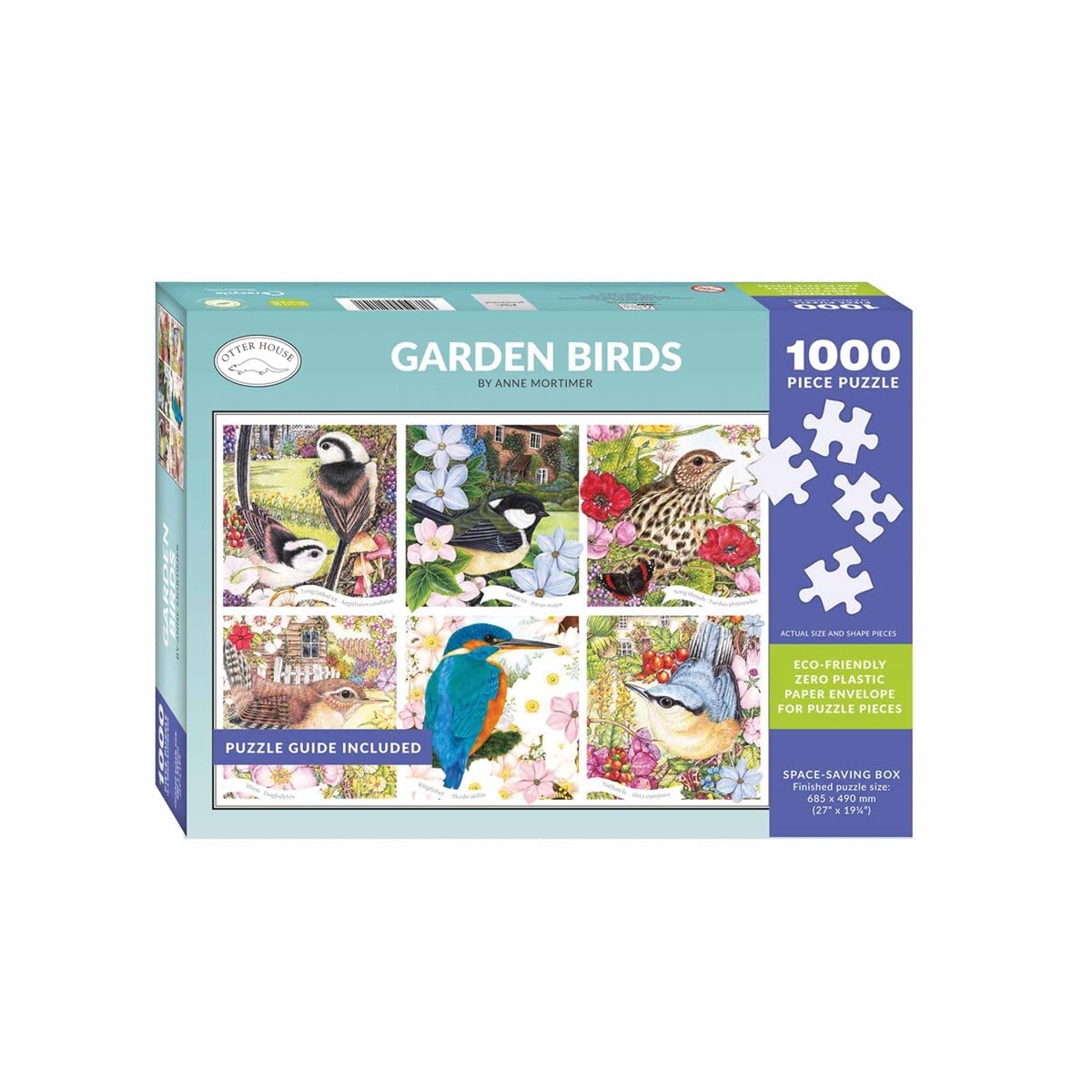 Otter House Gift Rectangular Jigsaw - RSPB Garden Birds