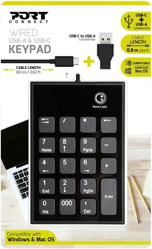 Numeric Keypad Wired Type C