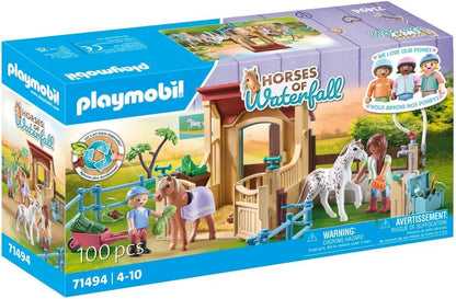 PLAYMOBIL Horses of Waterfall 71494 Reitstall, aufregende Reitabenteuer auf der Waterfall Ranch, mit vielfältigem Zubehör, detailreiches Spielzeug für Kinder ab 4 Jahren