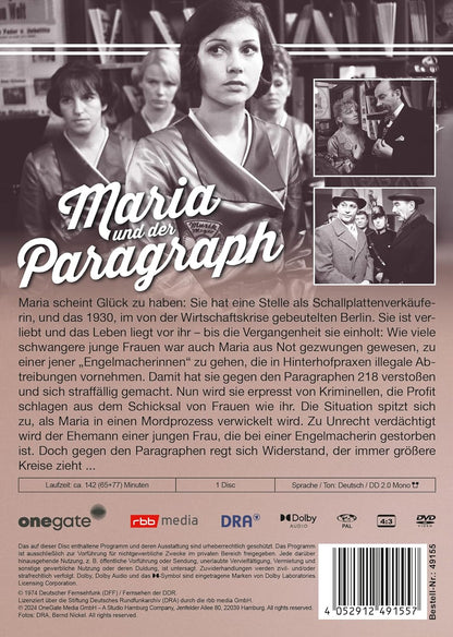 Maria Und Der Paragraph