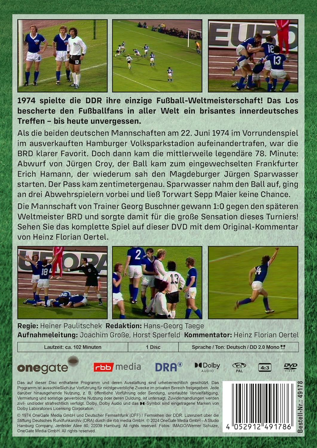 Fußball-WM 1974 - DDR:BRD 1:0