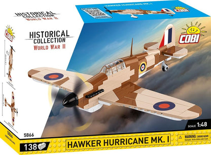 COBI Hawker Hurricane Mk. I, 8 inches x 10 inches x 3.5 inches