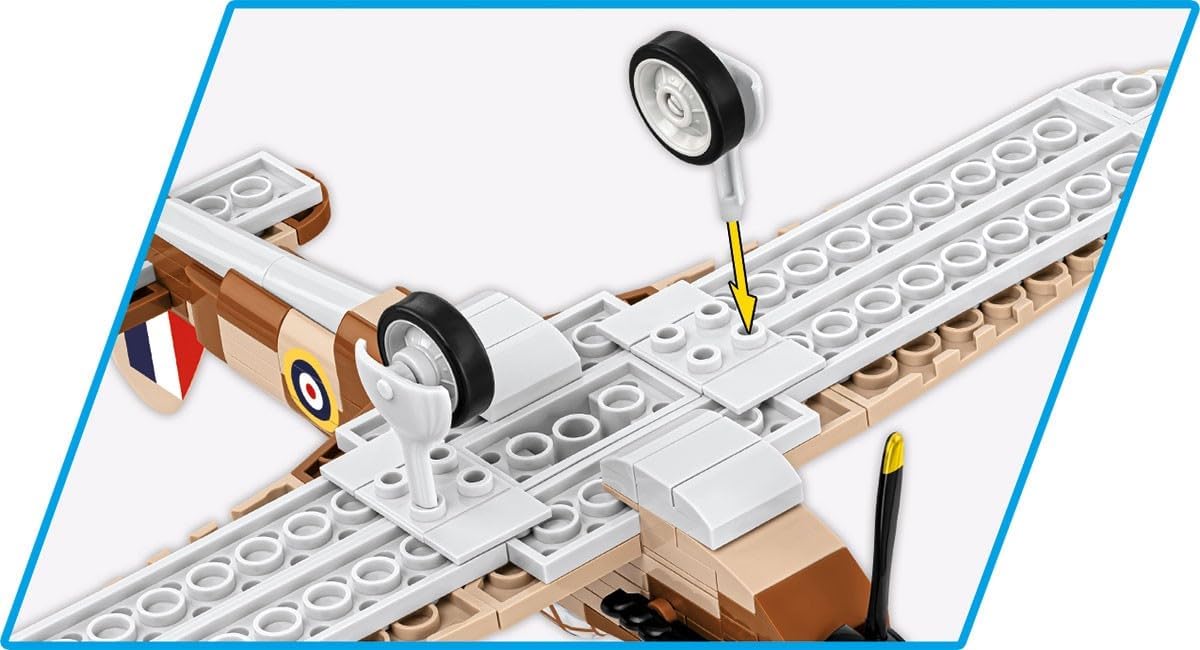 COBI Hawker Hurricane Mk. I, 8 inches x 10 inches x 3.5 inches