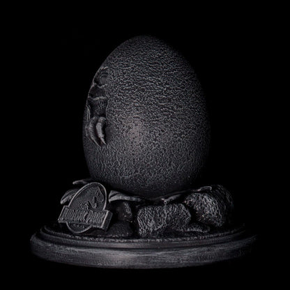 Jurassic Park Velociraptor Egg Statue & Cane Replica Collectors Set