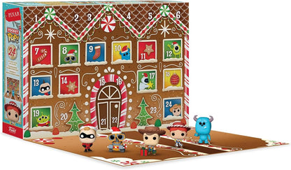 Funko Advent Calendar: Pixar 2024 - Pixar Collection - 24 Days Of Surprise - Collectable Vinyl Mini Figures - Mystery Box - Gift Idea - Holiday Xmas for Girls, Boys & Kids