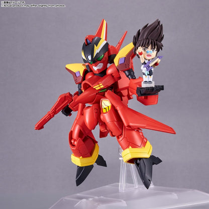 TAMASHII NATIONS - Macross 7 - VF-19 Custom Fire Valkyrie with Basara Nekki, Bandai Spirits Tiny Session Figure