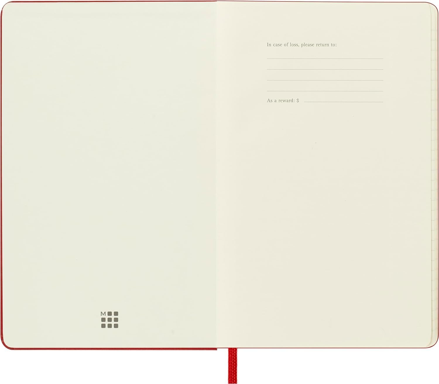 Moleskine Weekly Planner, Weekly Agenda with Space for Notes 12 Months 2025, Hard Cover and Elastic Closure, Scarlet Red Color, Pocket Format 9x14 cm
