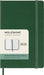 Moleskine Weekly Planner, Weekly Agenda with Space for Notes 2025, Hard Cover and Elastic Closure, Myrtle Green Color, Pocket Format 9x14 cm Hard Cover Pocket Myrtle Green