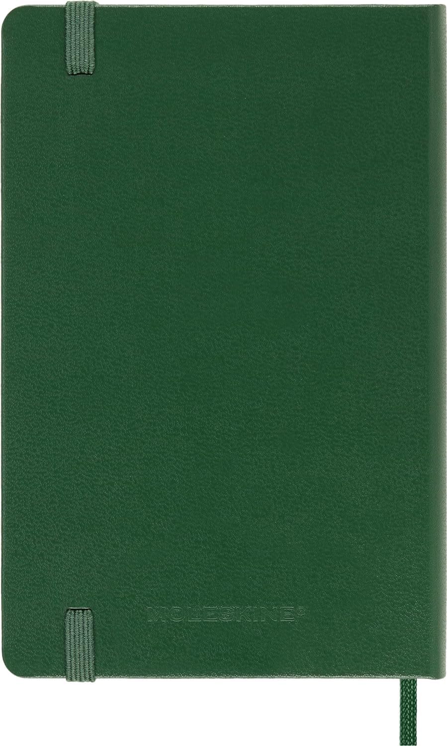 Moleskine Daily Planner, 12-Month Daily Agenda 2025, Hard Cover and Elastic Closure, Myrtle Green Color, Pocket Format 9x14 cm Hard Cover Pocket Myrtle Green