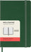 Moleskine Daily Planner, 12-Month Daily Agenda 2025, Hard Cover and Elastic Closure, Myrtle Green Color, Pocket Format 9x14 cm Hard Cover Pocket Myrtle Green