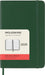 Moleskine Daily Planner, 12 Monate Tagesplaner 2025, Weicher Einband und Elastischer Verschluss, Farbe MyrtenGrün, TaschenFormat 9x14 cm