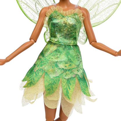 Mattel Disney Peter Pan y Wendy Campanilla Muñeca con vestido de hada, juguete +3 años (HNY37