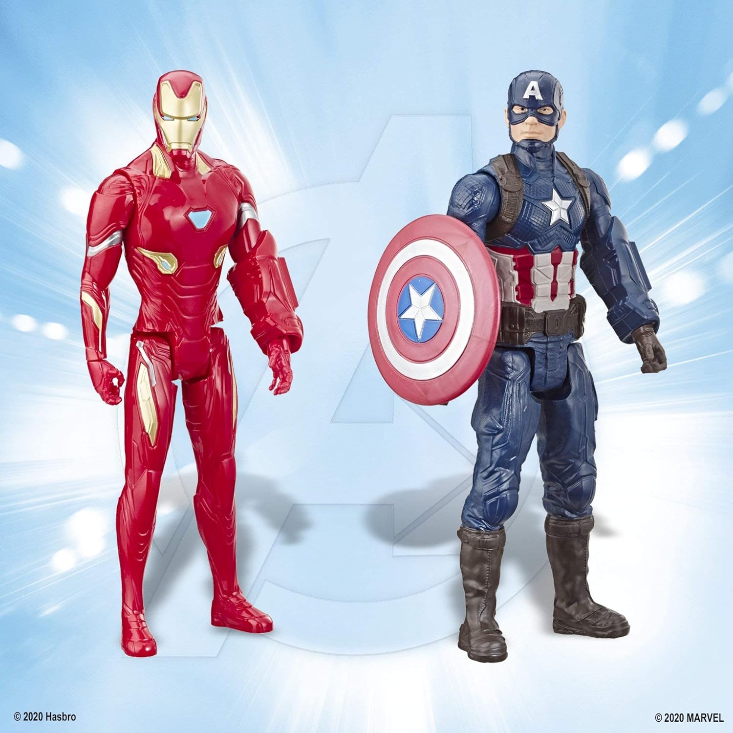 Hasbro Marvel Avengers: Endgame Titan Hero Series Action Figure 4 Pack, Black