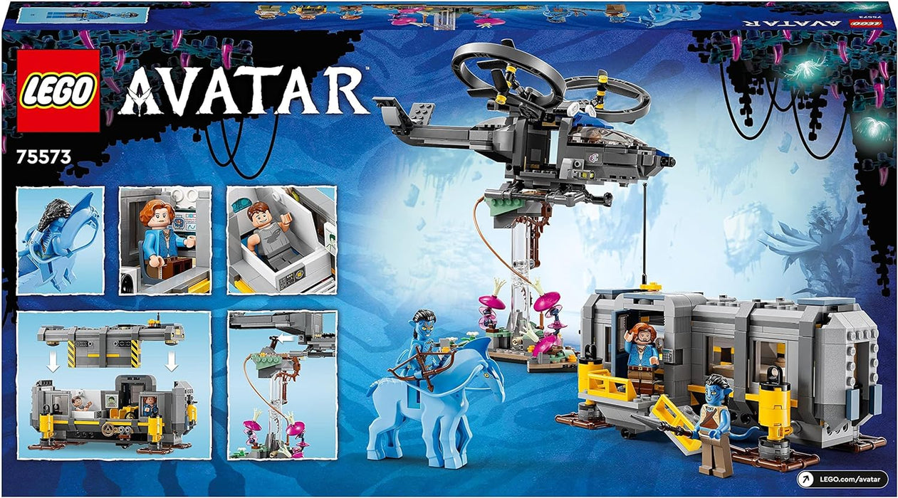 LEGO 75573 Avatar Floating Mountains: Site 26 & RDA Samson, Buildable Helicopter Toy for Kids with Direhorse Animal Figure and 5 Minifigures, Gift Idea for Boys & Girls