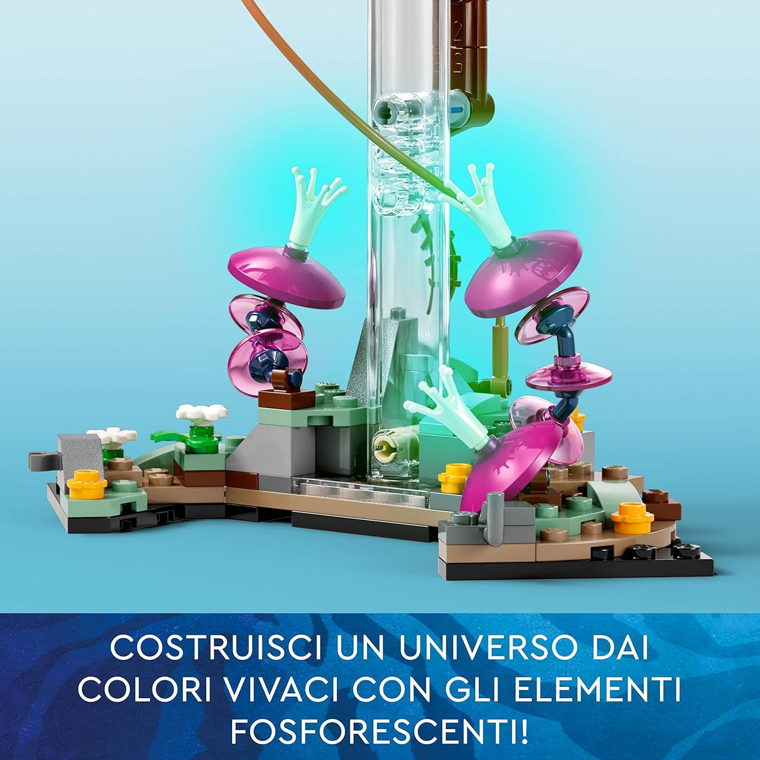 LEGO 75573 Avatar Floating Mountains: Site 26 & RDA Samson, Buildable Helicopter Toy for Kids with Direhorse Animal Figure and 5 Minifigures, Gift Idea for Boys & Girls