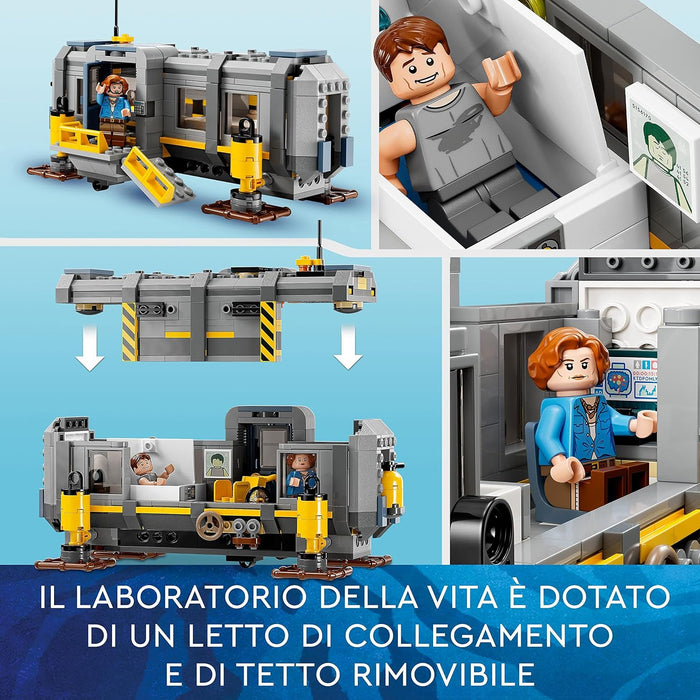 LEGO 75573 Avatar Floating Mountains: Site 26 & RDA Samson, Buildable Helicopter Toy for Kids with Direhorse Animal Figure and 5 Minifigures, Gift Idea for Boys & Girls