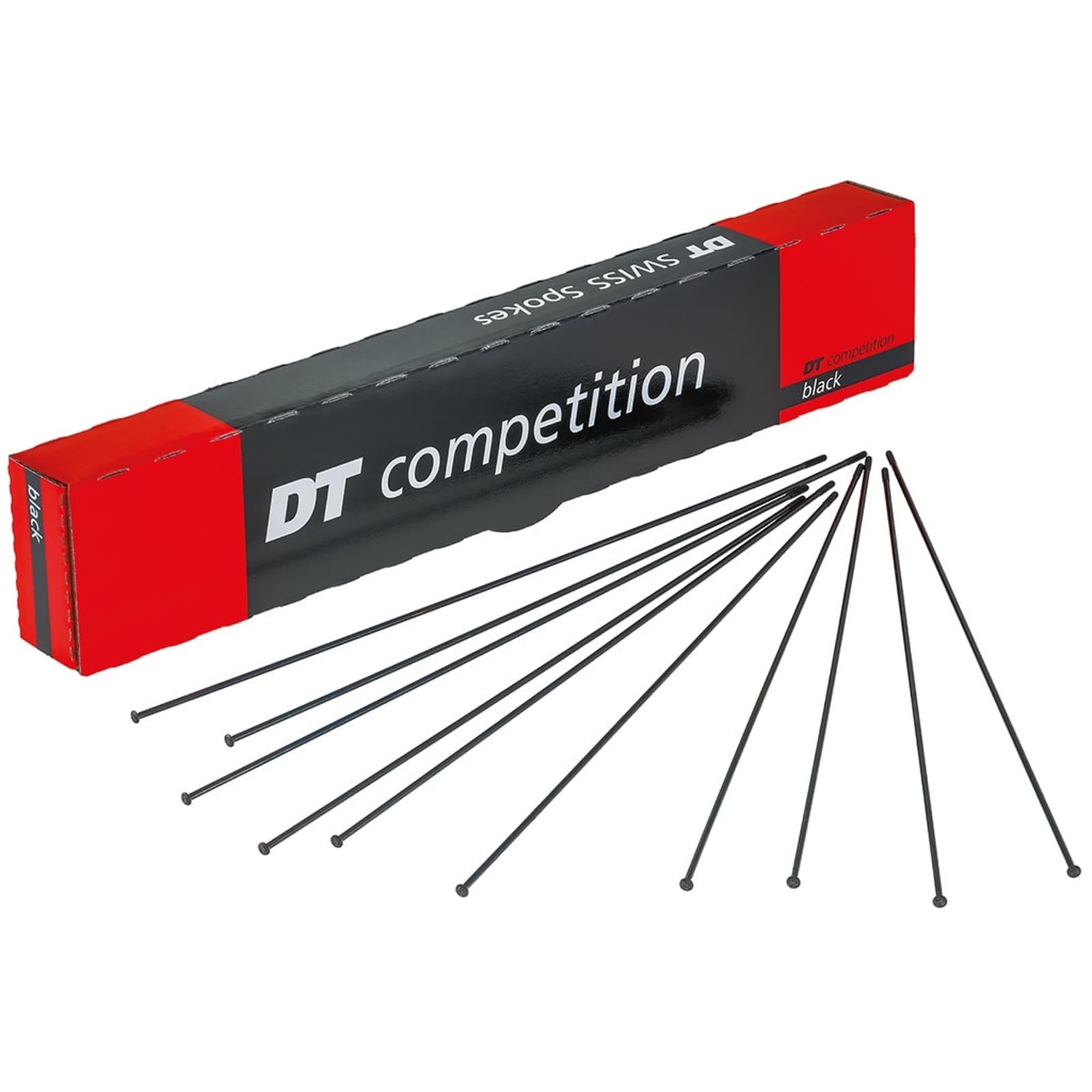 DT Swiss Competition black spokes 14 / 15 g = 2 / 1.8 mm box 100, 280 mm