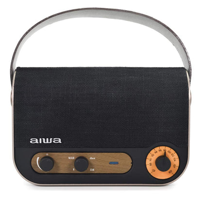 Aiwa Vintage Style Portable Radio & Speaker (Fm/Usb/Aux/Bt)