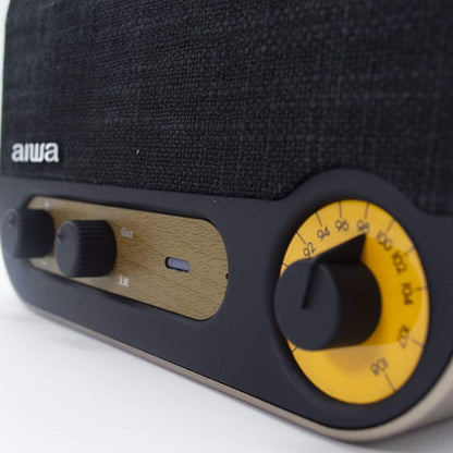 Aiwa Vintage Style Portable Radio & Speaker (Fm/Usb/Aux/Bt)