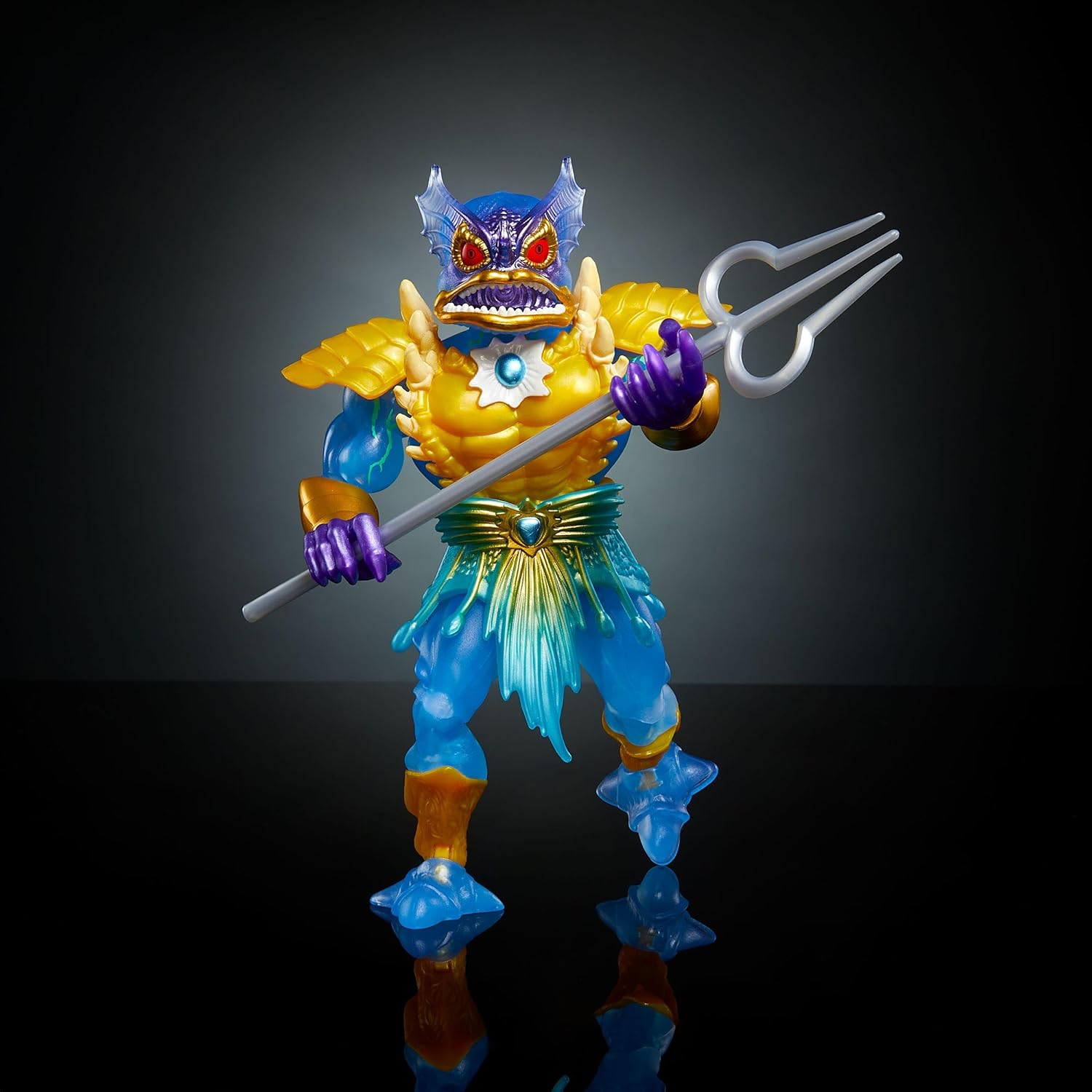 Masters of the Universe Turtles of Grayskull TMNT Deluxe Mer-Man Figure, HTH28