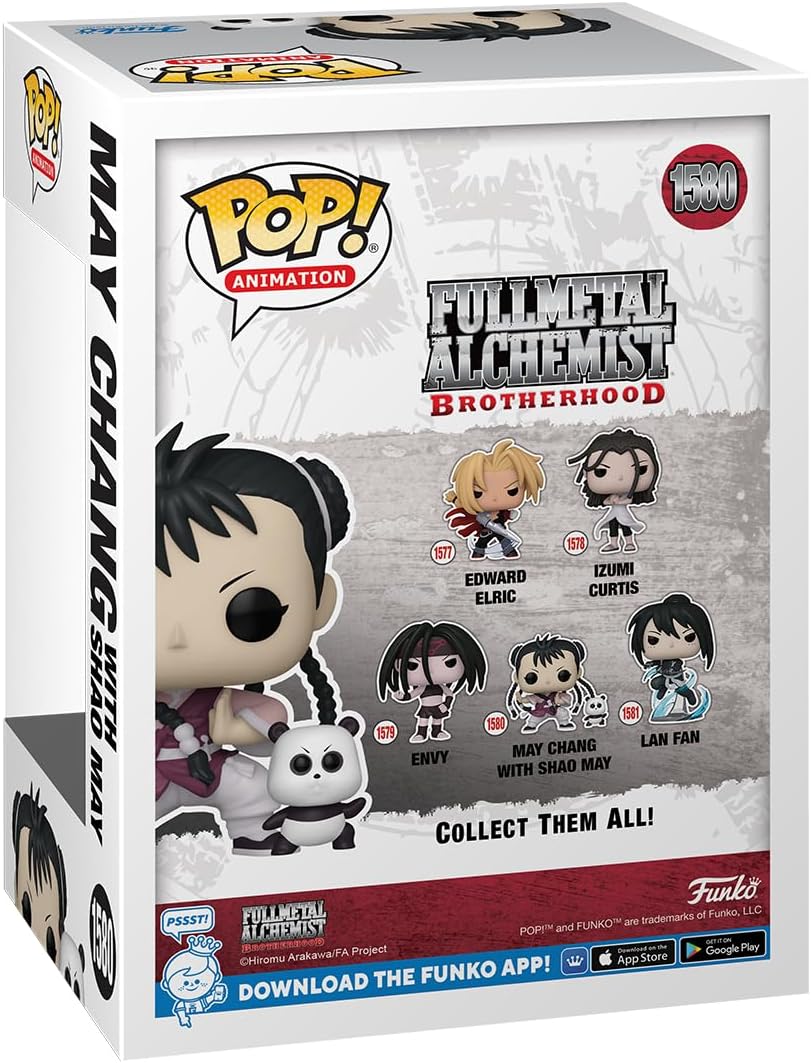 Funko POP! & Buddy: FMA: B - May Chang With Panda - Full Metal Alchemist: Brotherhood - Collectable Vinyl Figure - Gift Idea - Official Merchandise - Toys for Kids & Adults - Anime Fans