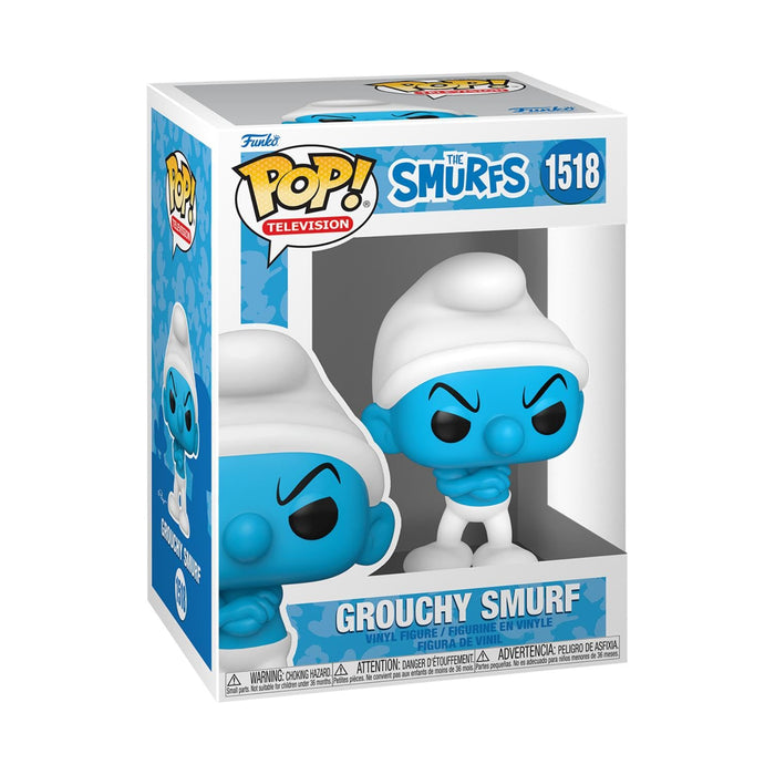 Funko POP! TV: Smurfs - Grouchy Smurf - SMURFS - Collectable Vinyl Figure - Gift Idea - Official Merchandise - Toys for Kids & Adults - TV Fans - Model Figure for Collectors and Display