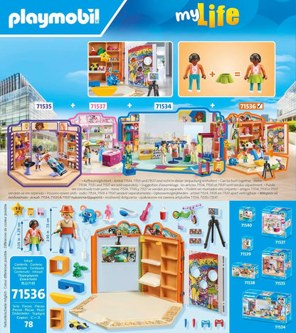 Playmobil 71536 myLife: Toys Shop, thrilling moments in the playtime paradise, including gaming corner and photo wall, detailed play sets suitable for children ages 5+