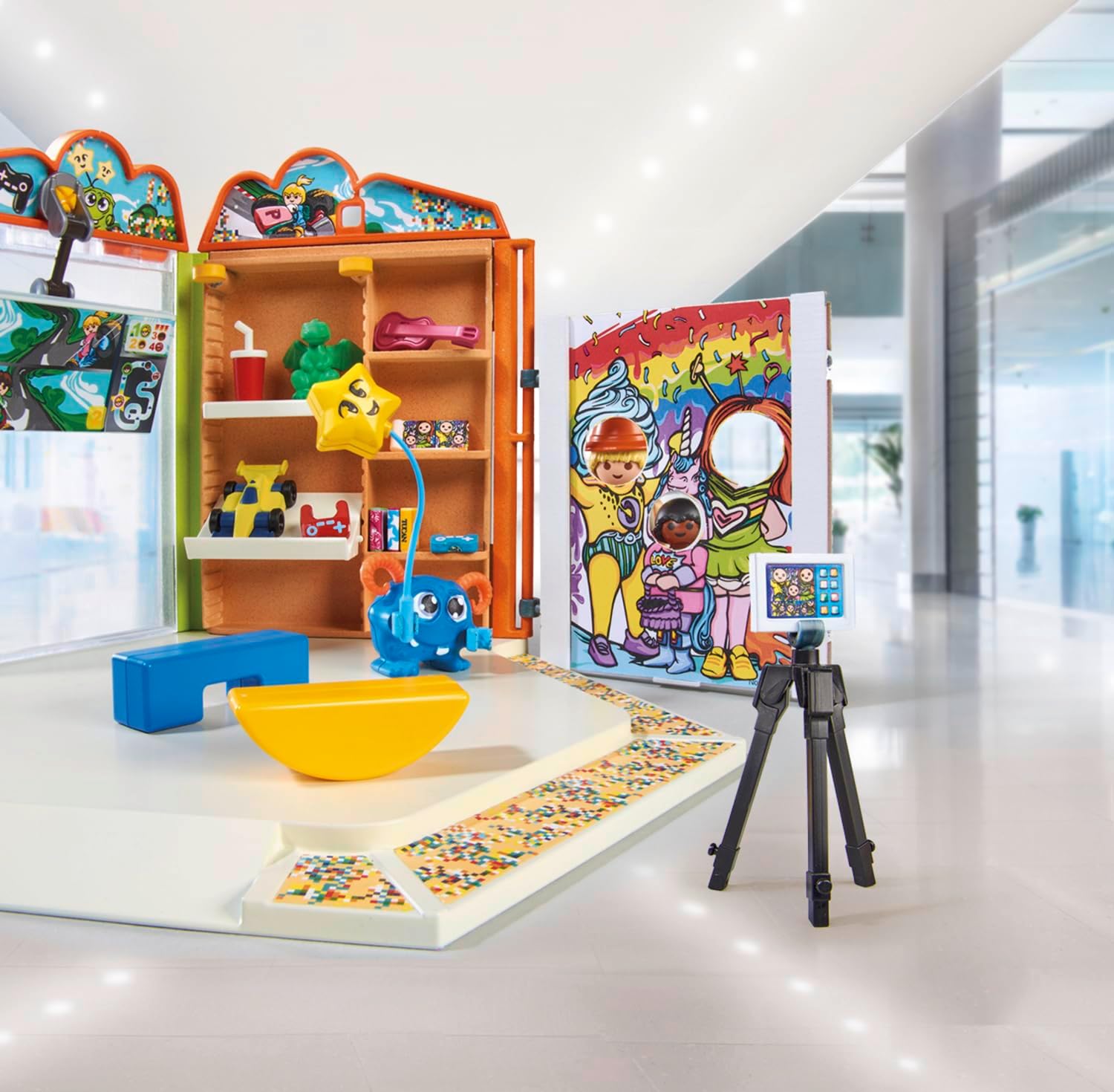 Playmobil 71536 myLife: Toys Shop, thrilling moments in the playtime paradise, including gaming corner and photo wall, detailed play sets suitable for children ages 5+